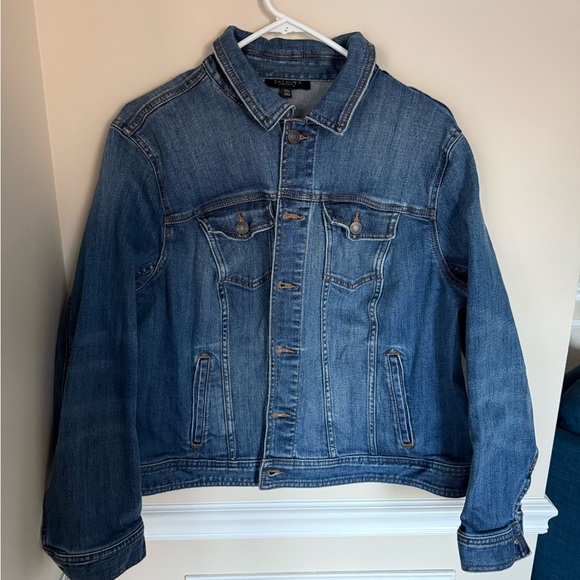 New Without Tags Talbots 2X Petite Denim Classic Jean Jacket in Isla Wash - Picture 2 of 6